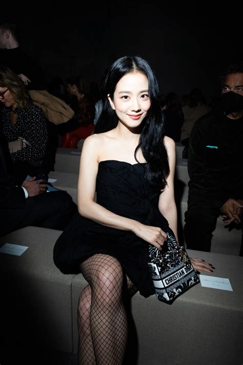 jisoo black dress dior